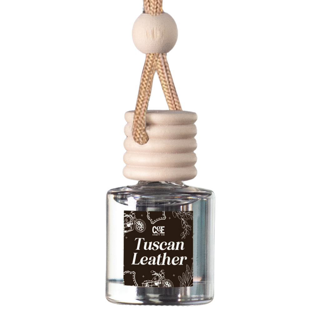 Tuscan Leather Scented Car Freshener – C & E Craft Co