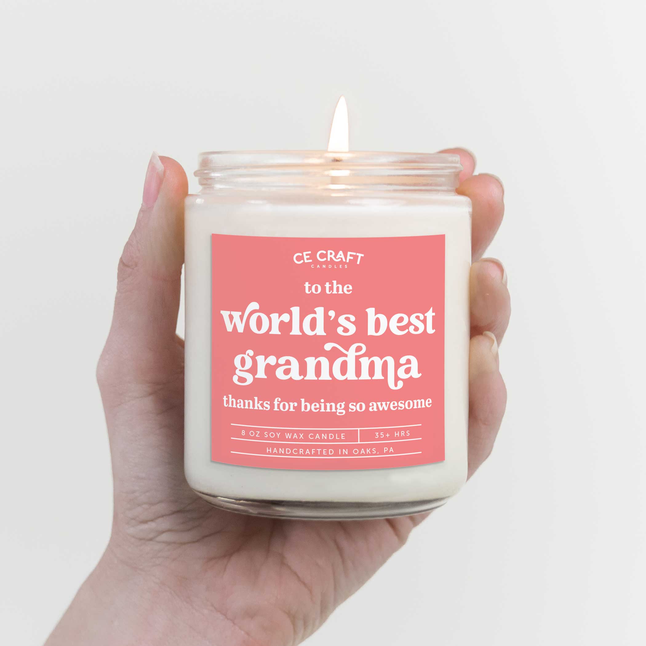 The Greatest City in the World Scented Soy Candle 8 Oz. Jar 