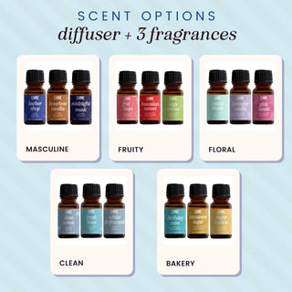 Waterless Fragrance Oil Diffuser Gift Set