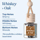 Whiskey & Oak Scented Car Freshener