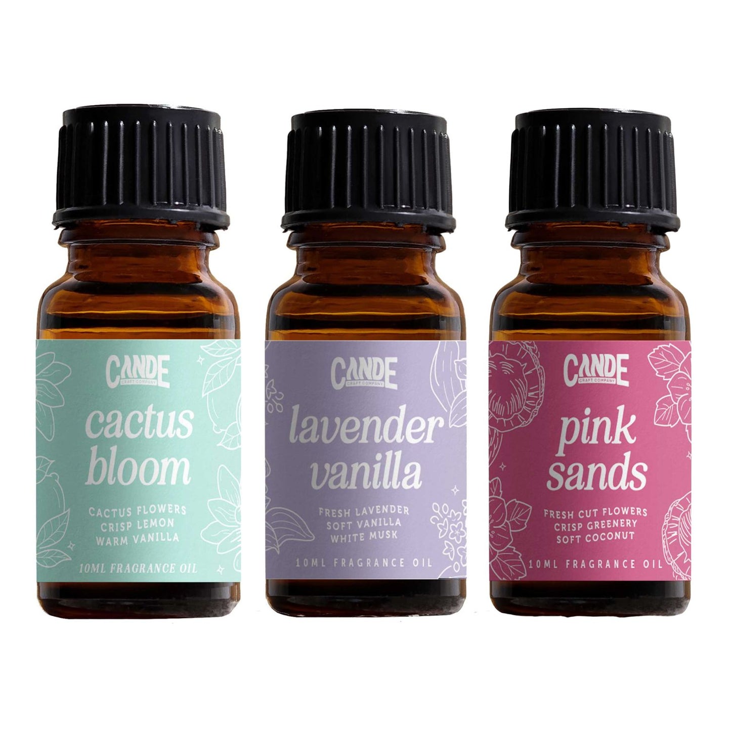Scented Premium Fragrance Oil Multi Pack - Long-lasting Fragrance for Home