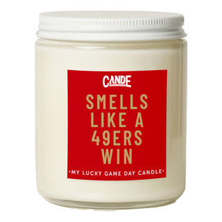 Smells Like a 49ers Win Candle