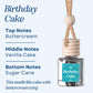 Birthday Cake Scented Car Freshener
