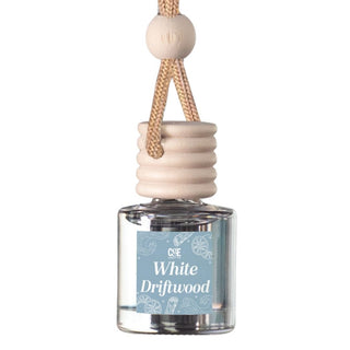 White Driftwood Scented Car Freshener