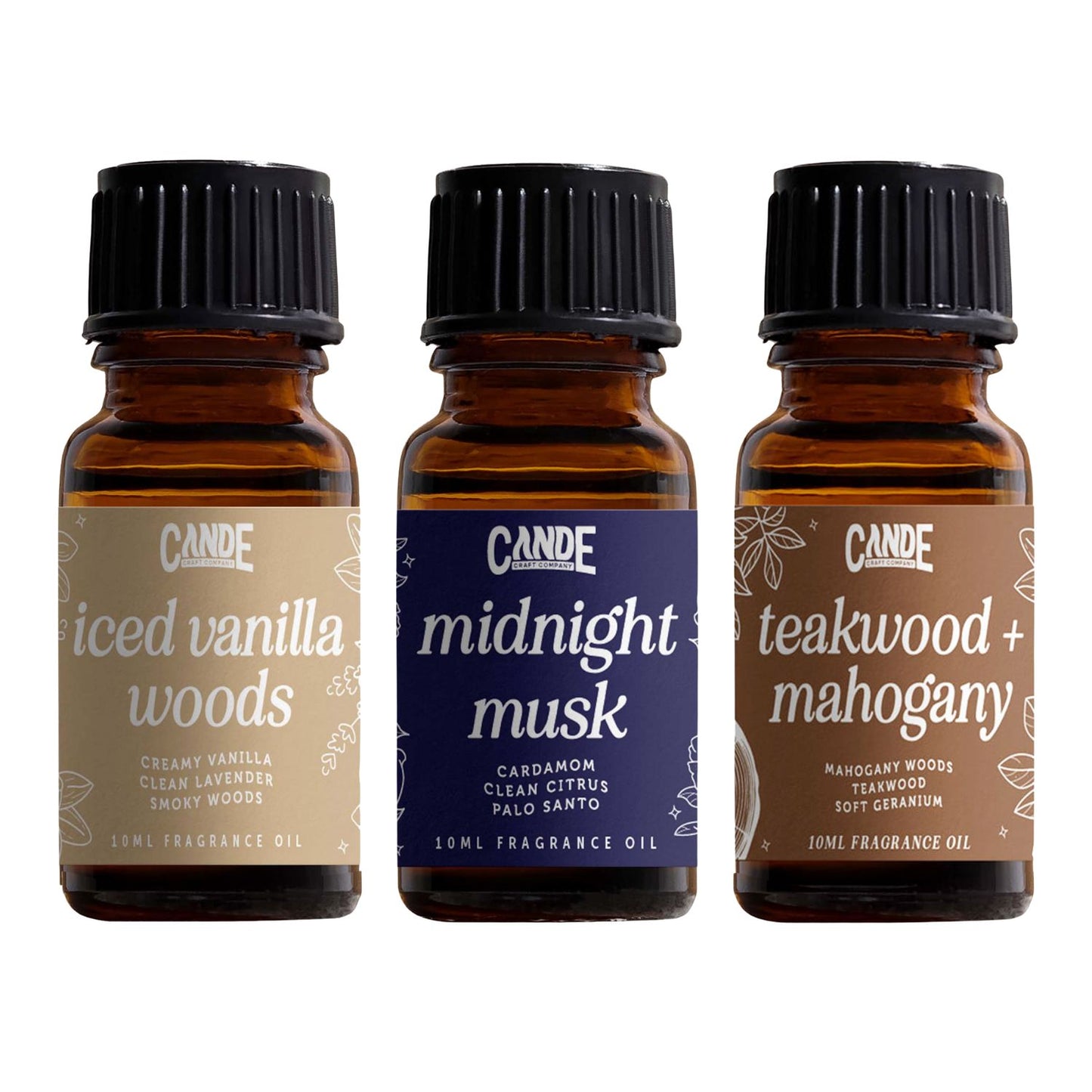 Scented Premium Fragrance Oil Multi Pack - Long-lasting Fragrance for Home