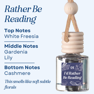 Bookish Scented Car Freshener - Long Lasting - Air Car Diffuser