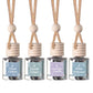 Clean 4 Pack Scented Car Fresheners Bundle