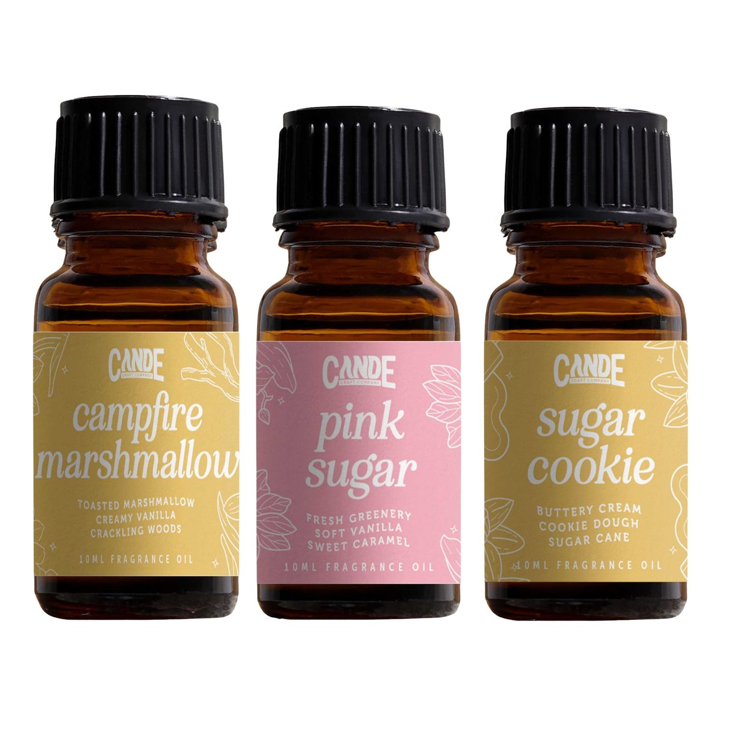 Scented Premium Fragrance Oil Multi Pack - Long-lasting Fragrance for Home