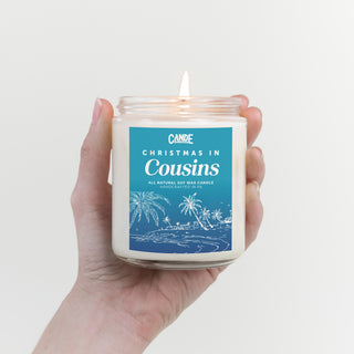 Christmas in Cousins Candle