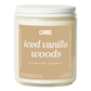 Iced Vanilla Woods Candle