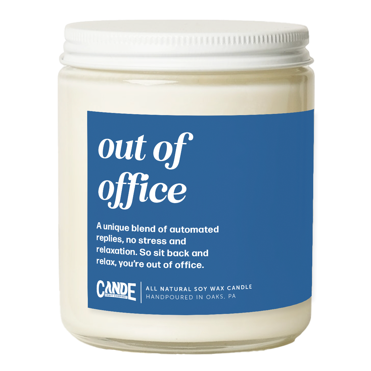 Out of Office Candle