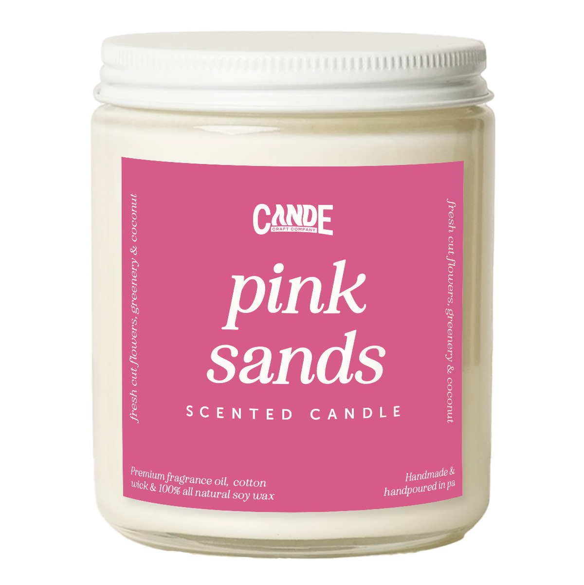 Pink Sands Scented Candle