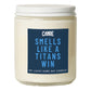 Smells Like a Football Win Scented Candle