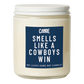 Smells Like a Football Win Scented Candle