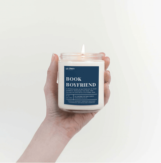 Bookish Themed Scented Candle Candle CE Craft Book Boyfriend 