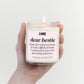 Dear Bestie Candle