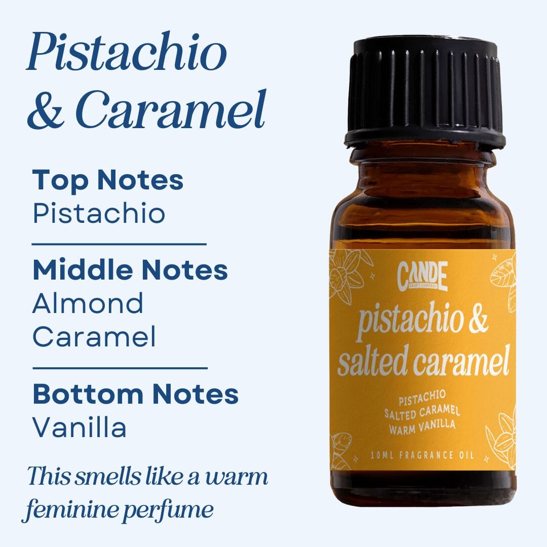 Scented Premium Fragrance Oil C & E Craft Co Pistachio & Salted Caramel 