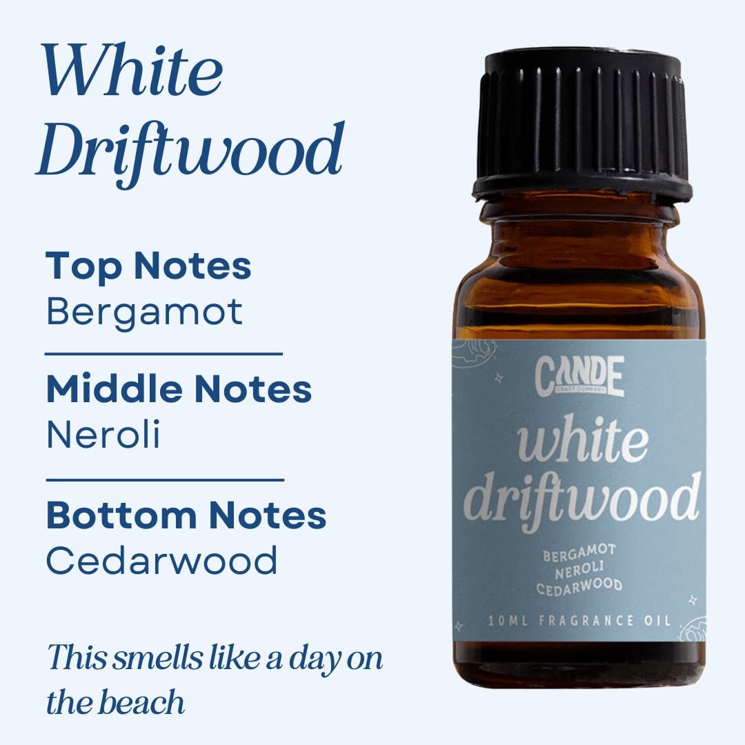 Scented Premium Fragrance Oil C & E Craft Co White Driftwood 