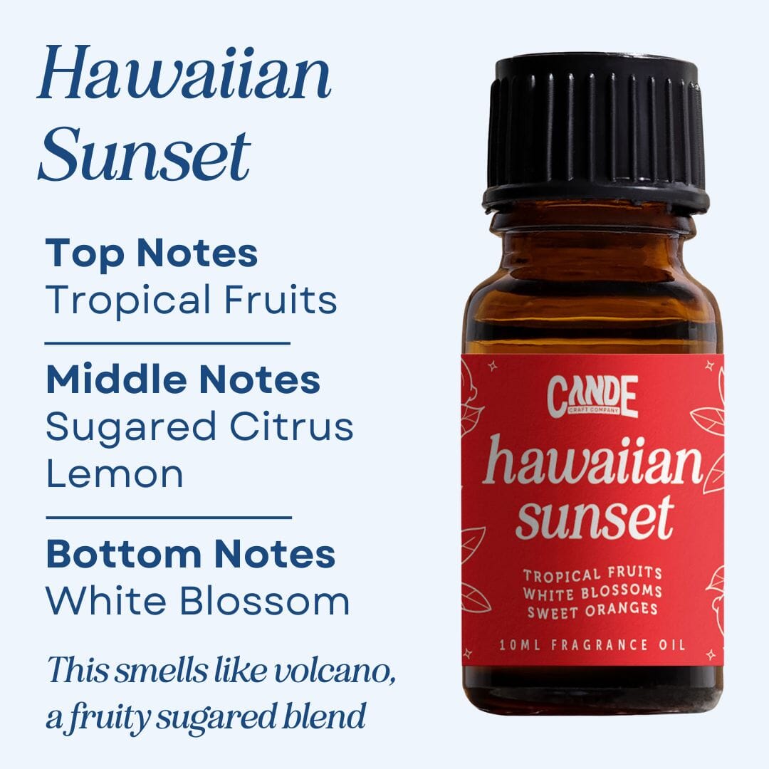 Scented Premium Fragrance Oil C & E Craft Co Hawaiian Sunset 