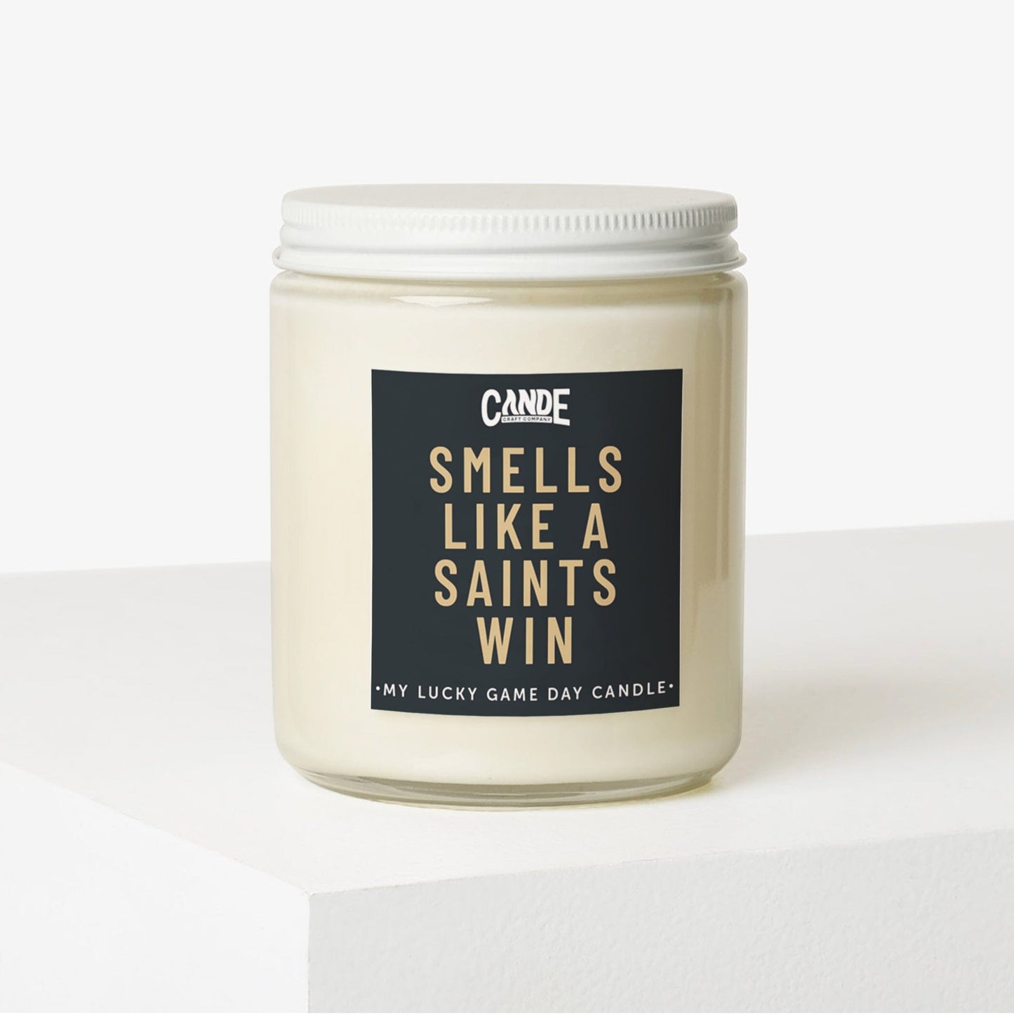 Smells Like a Football Win Scented Candle Candles CE Craft Saints 