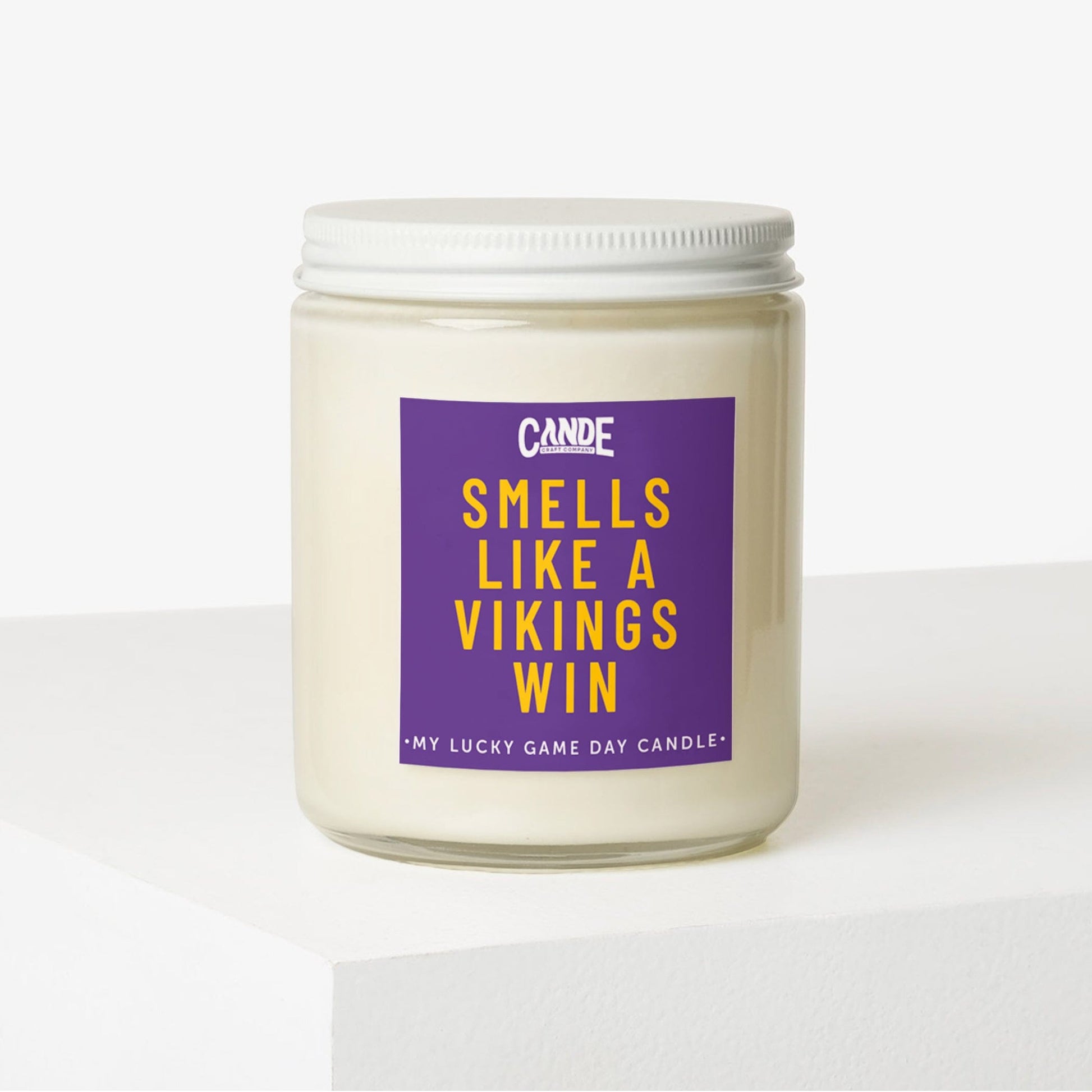 Smells Like a Football Win Scented Candle Candles CE Craft Vikings 