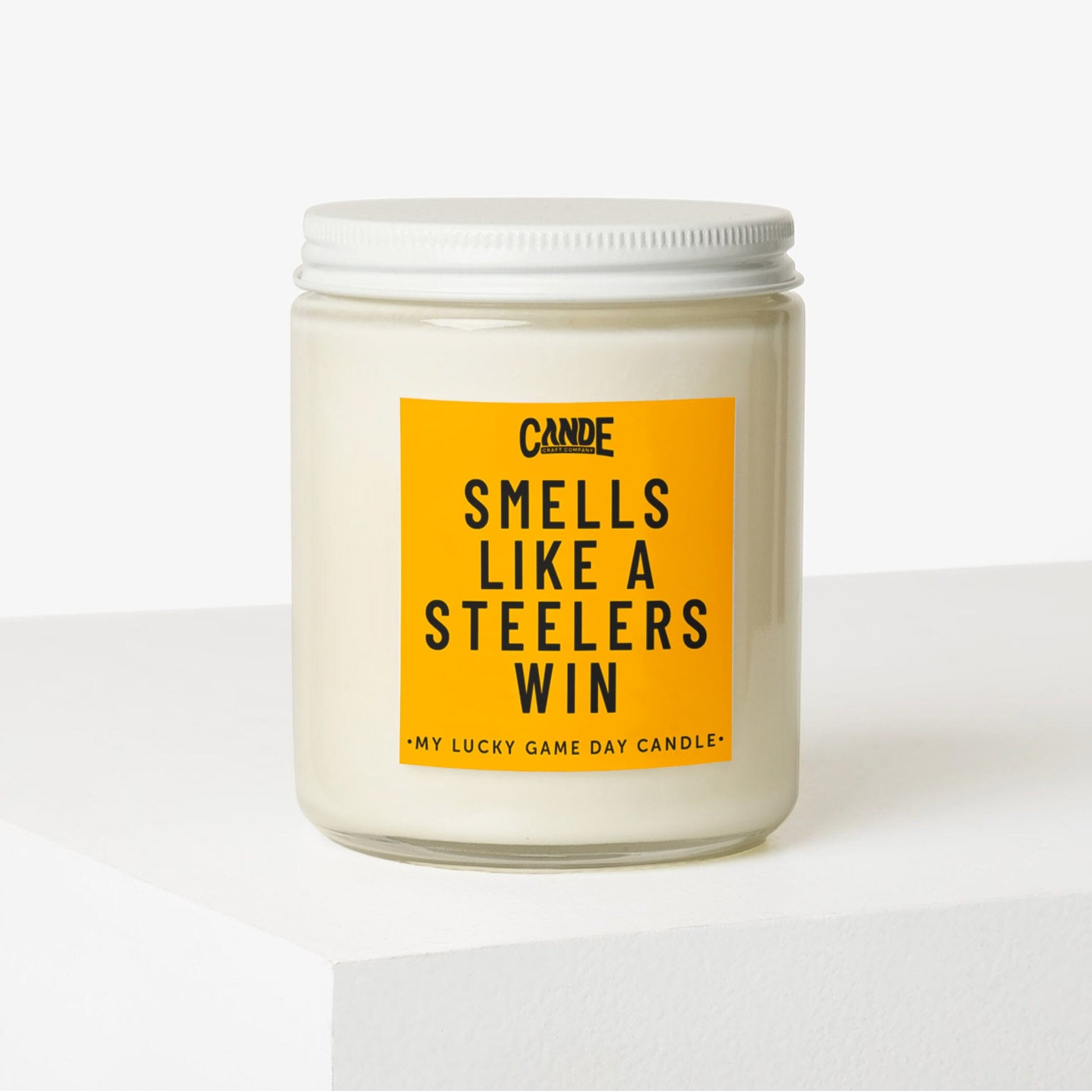 Smells Like a Football Win Scented Candle Candles CE Craft Steelers 