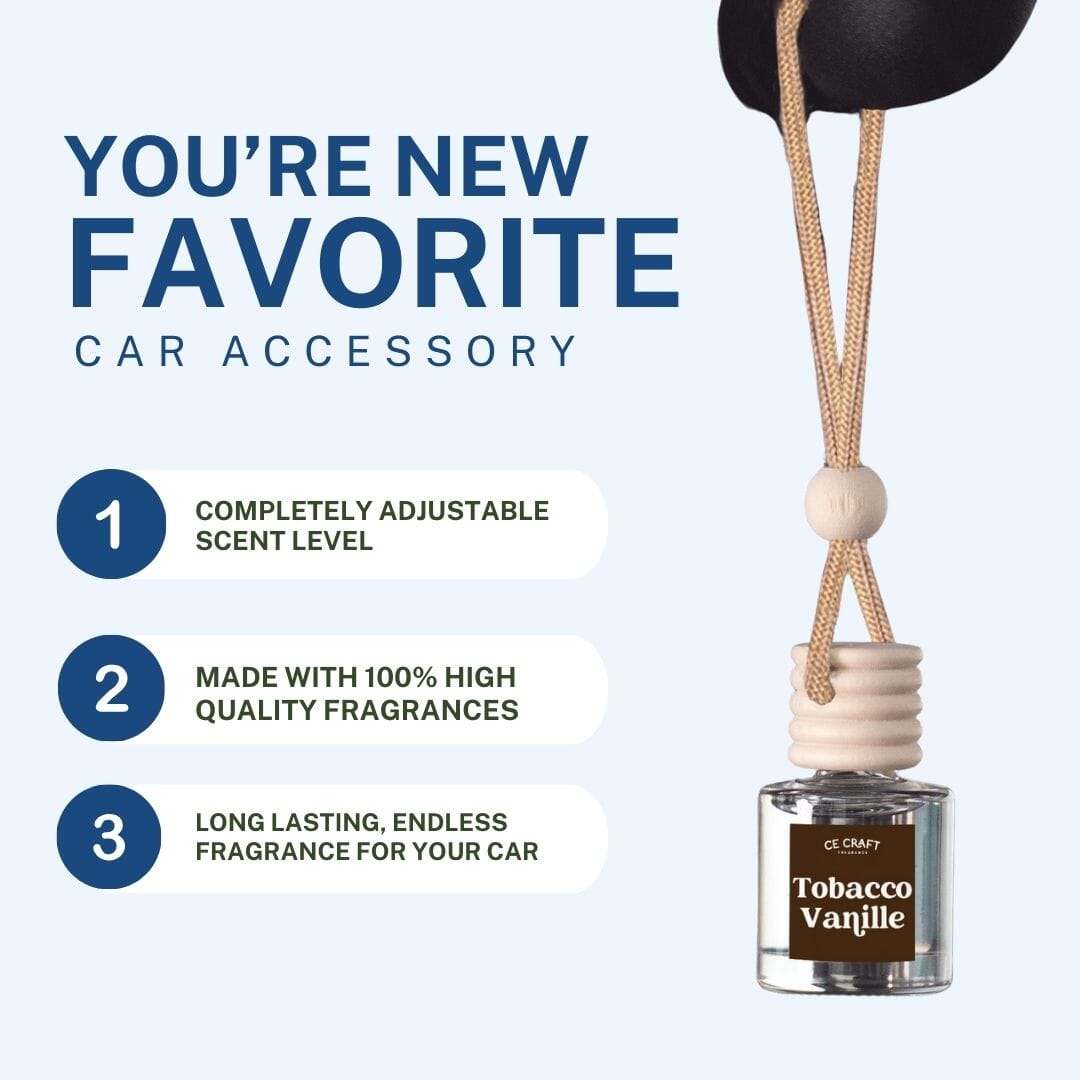 Tobacco Vanille Scented Car Freshener Vehicle Air Fresheners CE Craft 