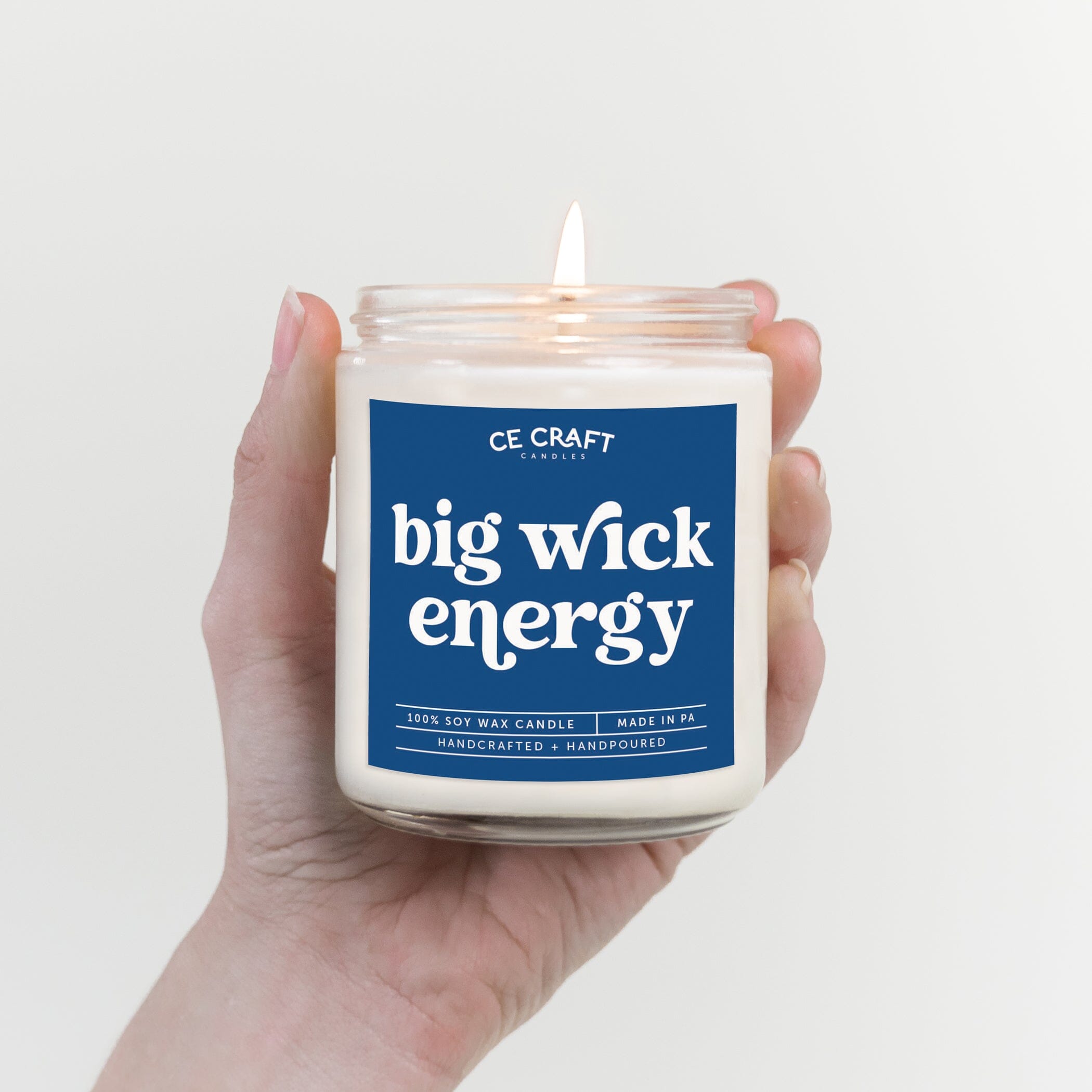 Big Wick Energy Candle C & E Craft Co