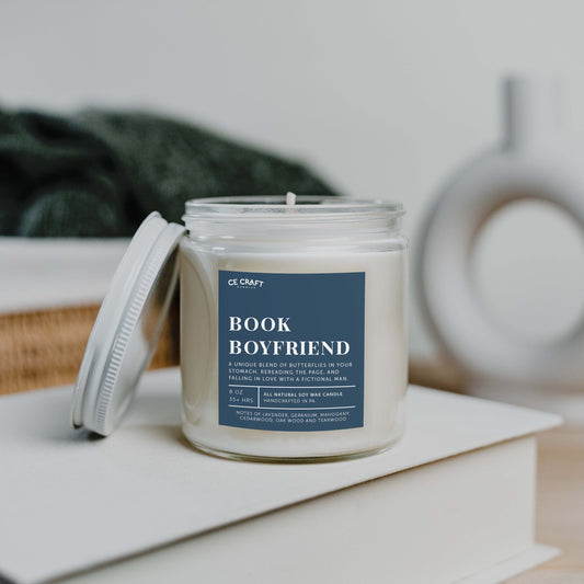 Book Boyfriend Candle Candle CE Craft 