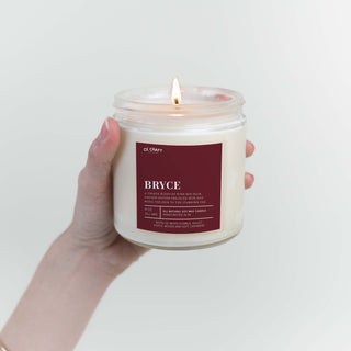 Bryce Scented Soy Wax Candle C & E Craft Co 