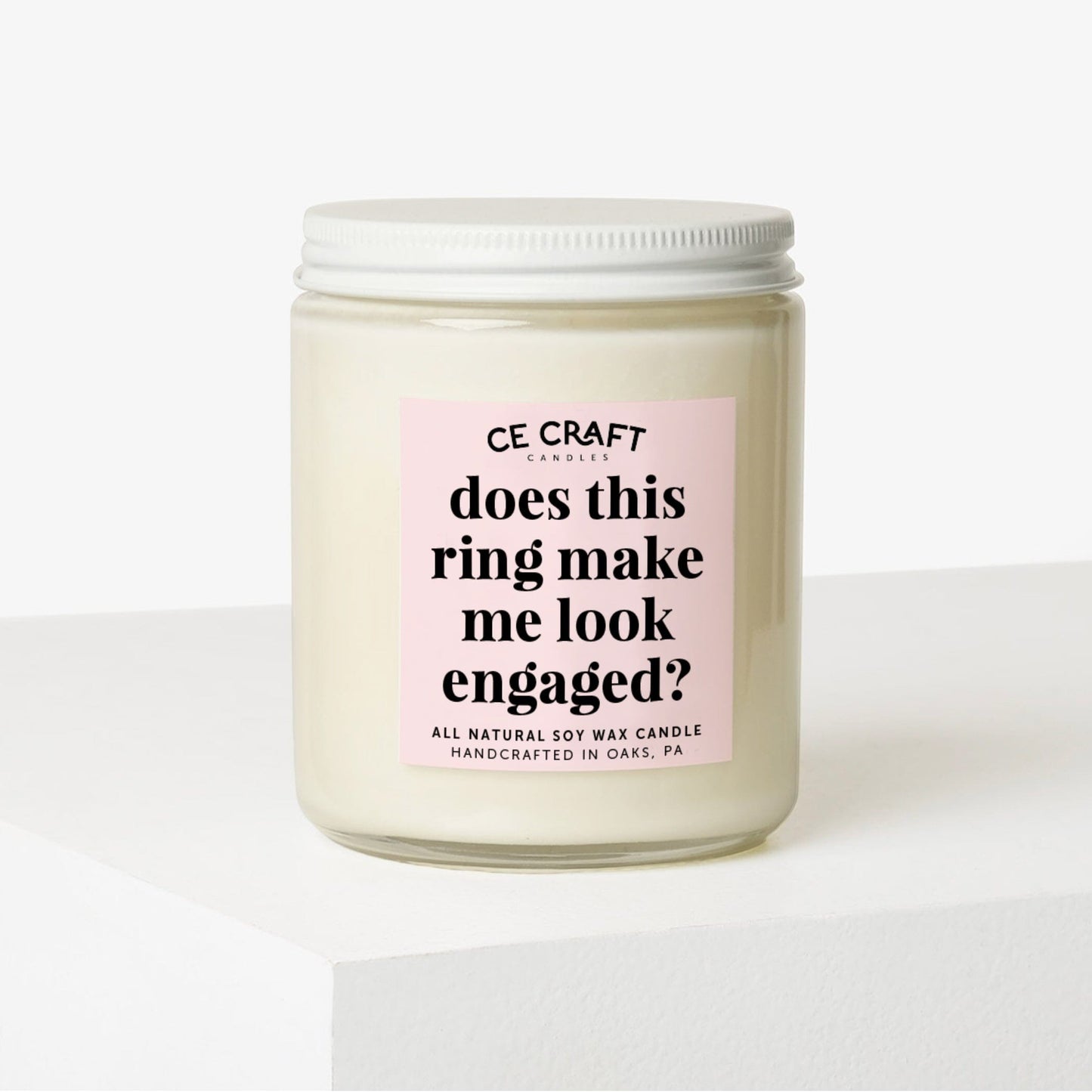 Does This Ring Make Me Look Engaged Candle Candles CE Craft 