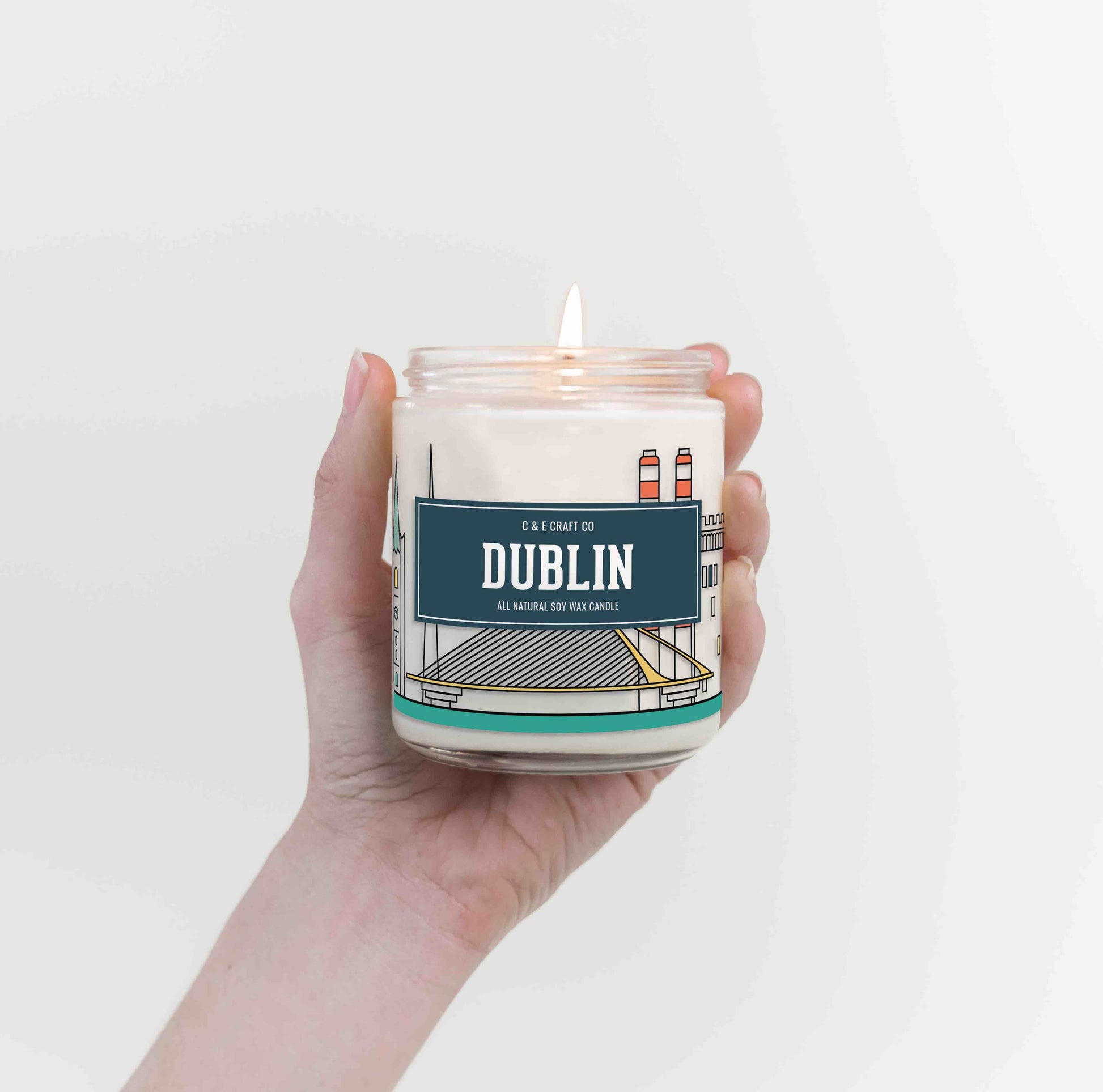 Dublin Skyline Candle Candles CE Craft 