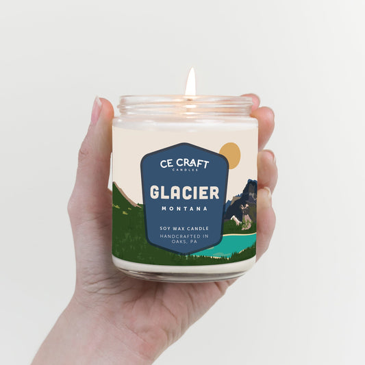 Glacier National Park Candle Candles CE Craft 