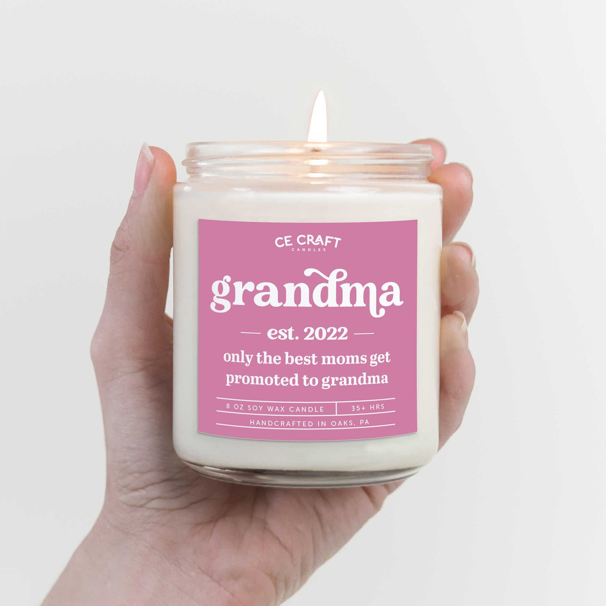 Grandma 2022 Soy Wax Candle Candles CE Craft 