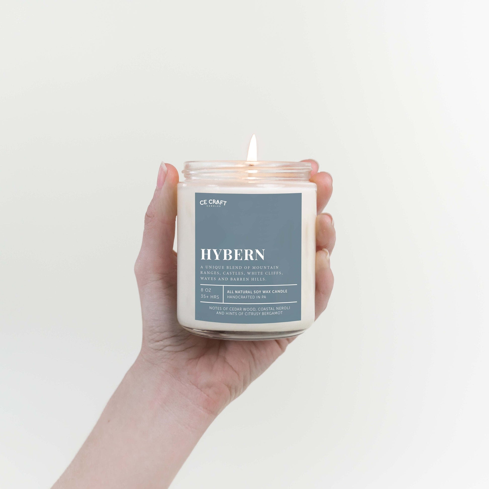 Hybern Scented Soy Wax Candle C & E Craft Co 