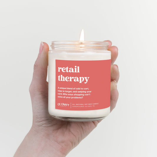 Retail Therapy Candle Candles CE Craft 