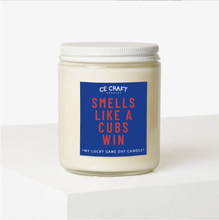 Smells Like a Cubs Win Candle Candles CE Craft 