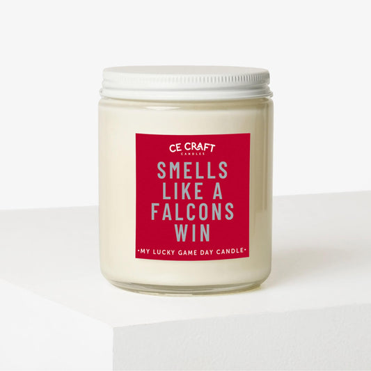 Smells Like a Falcons Win Scented Candle C & E Craft Co 