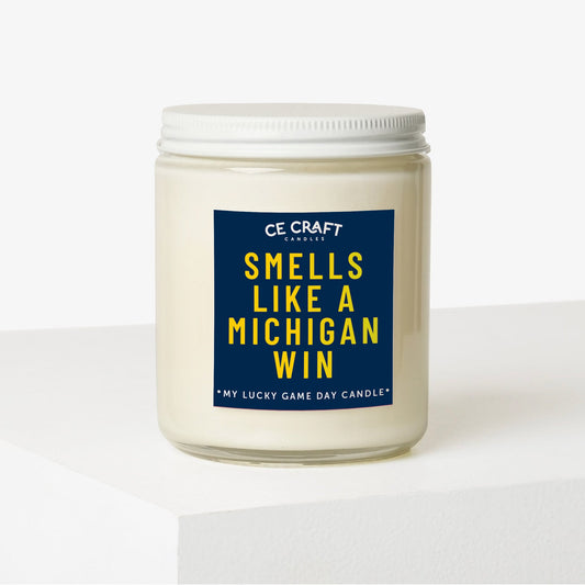 Smells Like A Michigan Win Scented Candle Candles CE Craft 