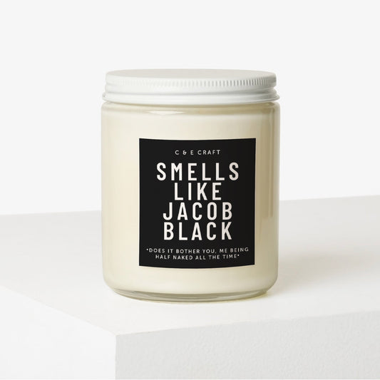 Smells Like Jacob Black Candle C & E Craft Co 
