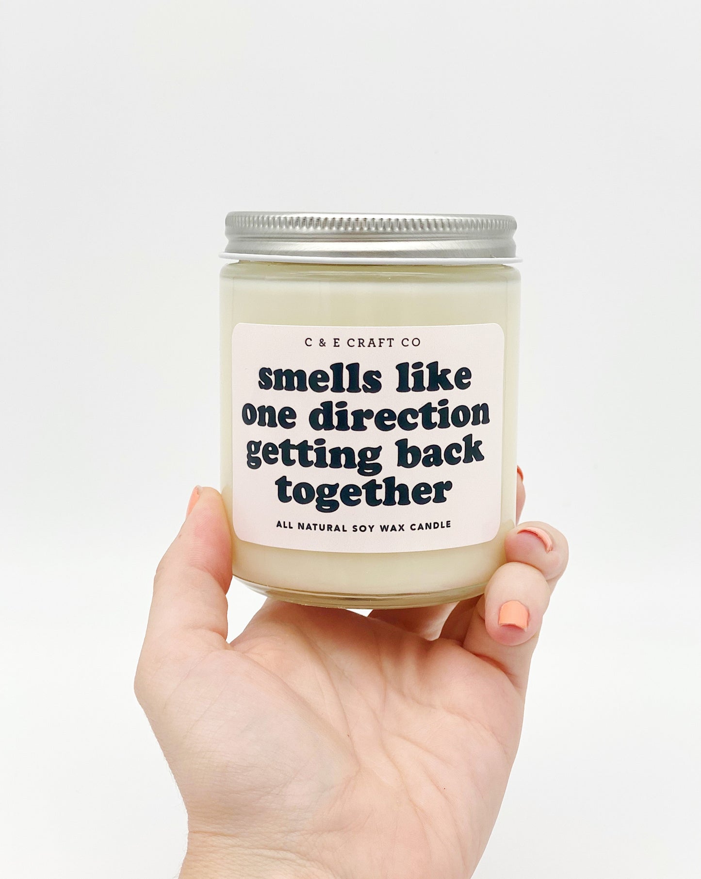 Smells Like Scented Candle Candles CE Craft One Direction Getting Back Together Bourbon Vanilla 