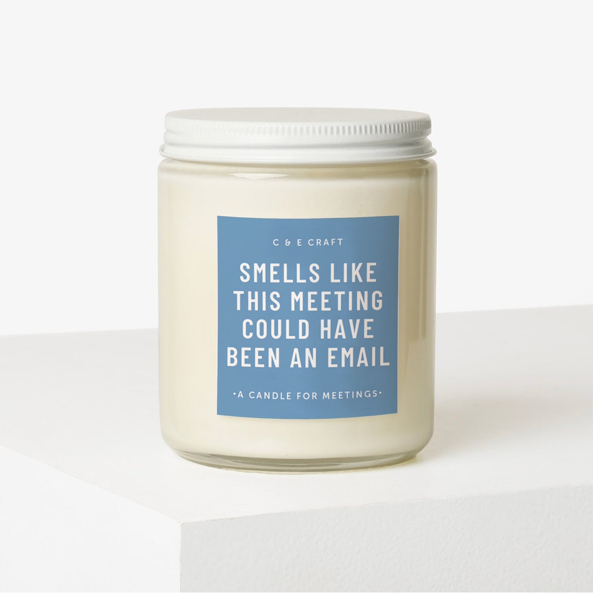 Smells Like I Cleaned Soy Candle Funny 16.5 Oz. Large Hand Poured