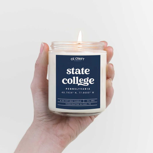 State College Scented Candle Candles CE Craft 