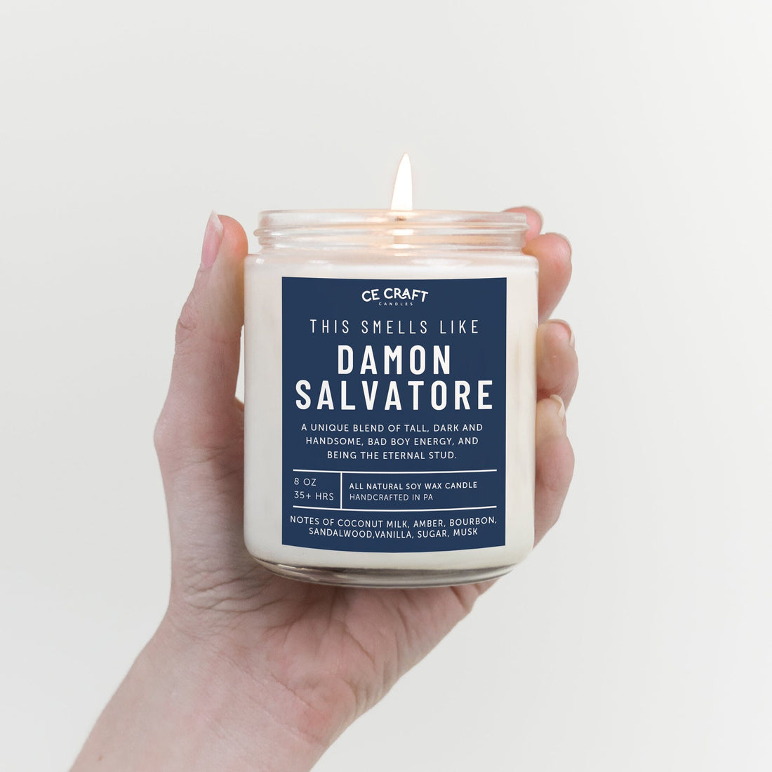 This Smells Like Damon Salvatore Candle C & E Craft Co