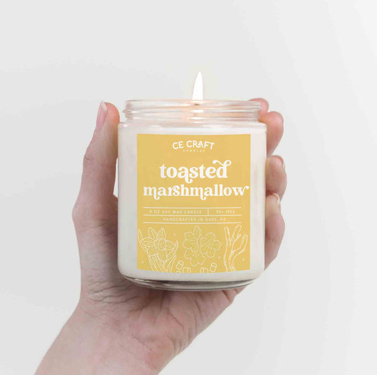 Toasted Marshmallow Scented Candle Candles CE Craft 