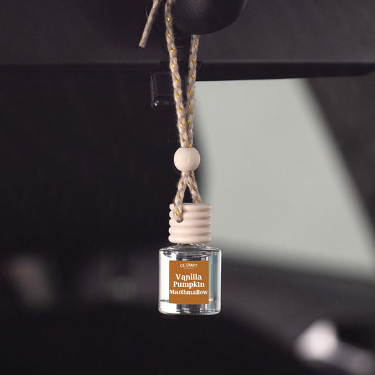 Pumpkin Bottle | Car Diffuser | 10ml | Adjustable Hanging Air Freshener -  Various Scents
